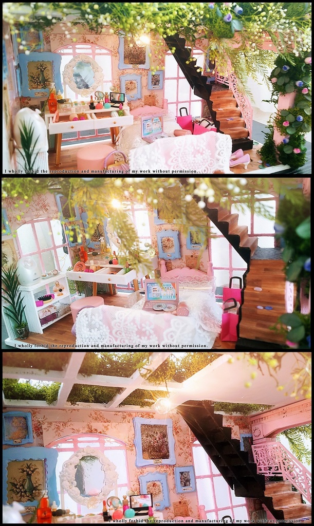 薔薇が咲き零れるマイルーム-花薫るメイクルーム-