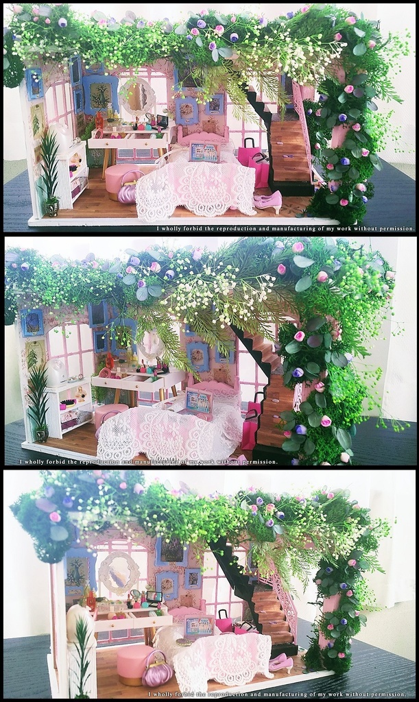 薔薇が咲き零れるマイルーム-花薫るメイクルーム-