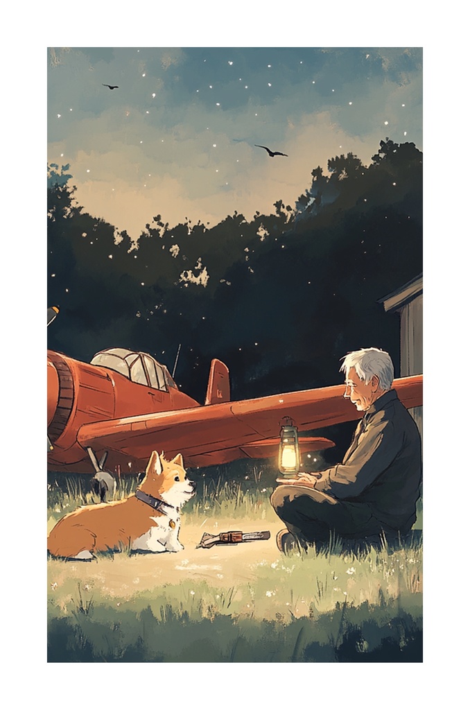 マックスと おじいちゃんのひこうき