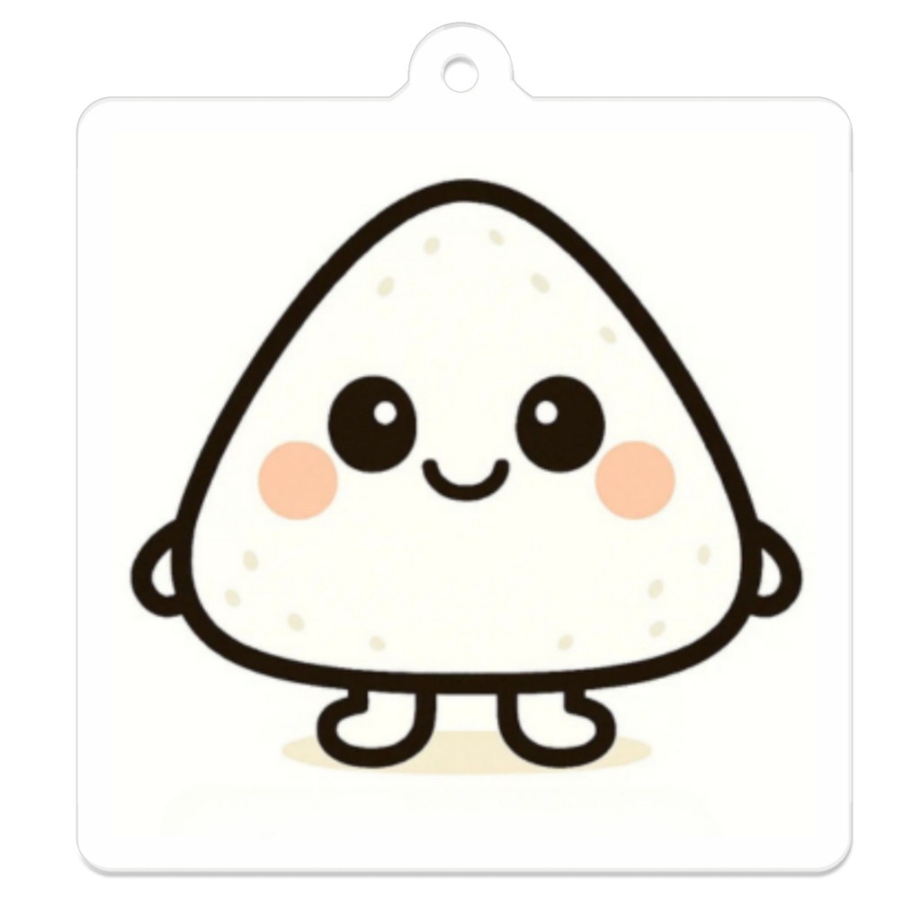 こめまる｜ほかほか白ごはん  アクリルキーホルダー
