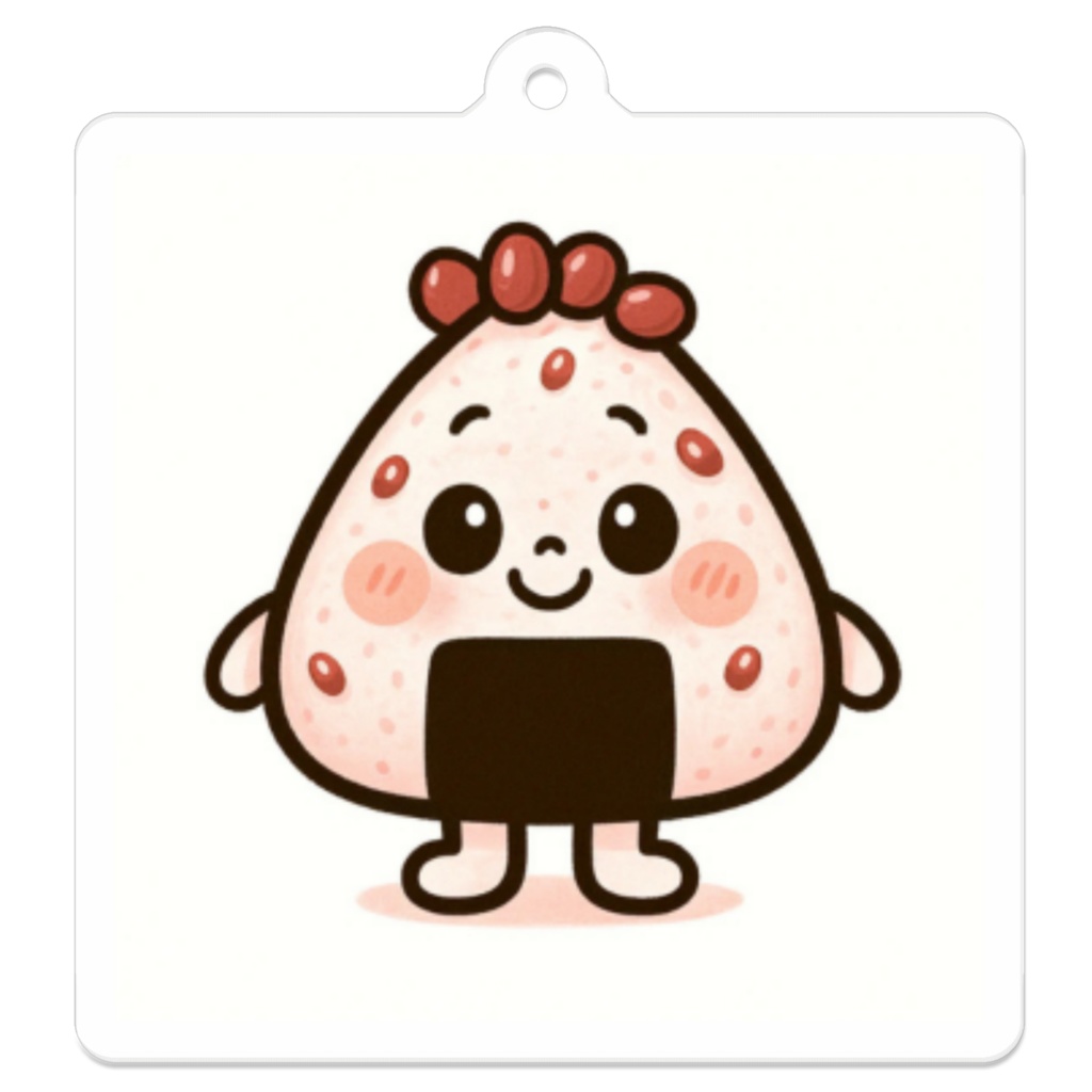 こめまる｜ほかほかお赤飯  アクリルキーホルダー