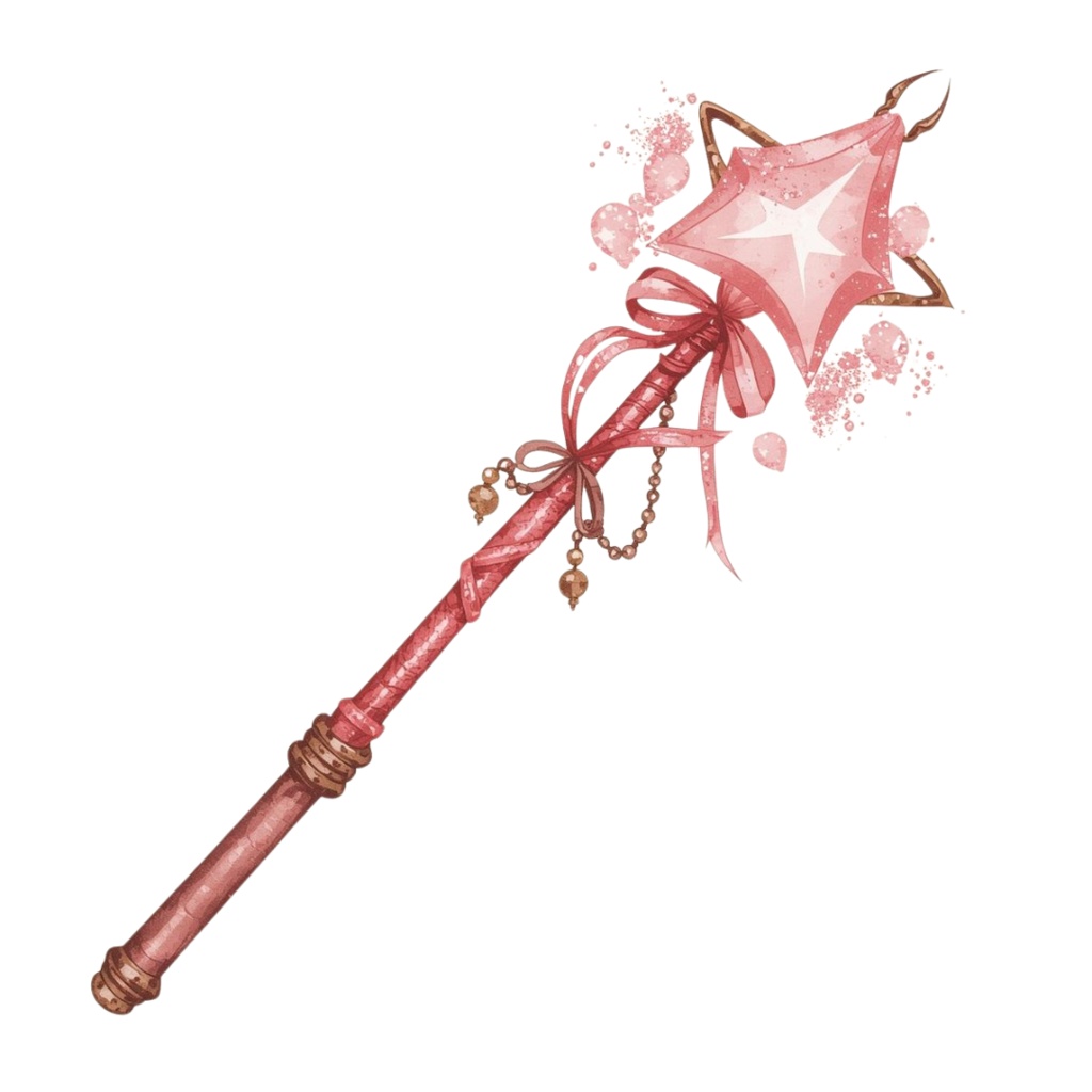 水彩風 ピンク アンティーク可愛い ハロウィン クリップアート セット(PNG背景透過/全20種類)