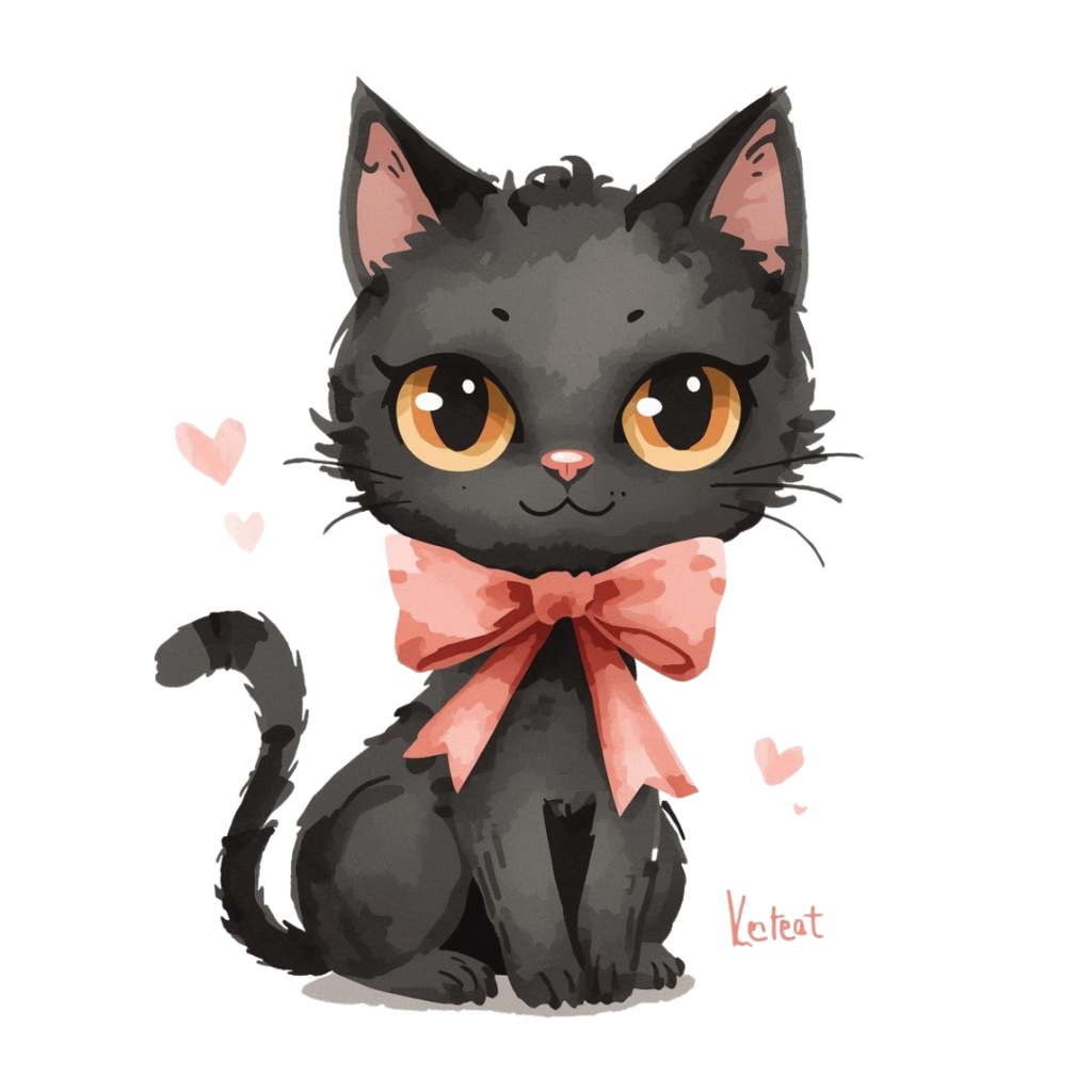 水彩風 ピンク アンティーク可愛い ハロウィン クリップアート セット(PNG背景透過/全20種類)