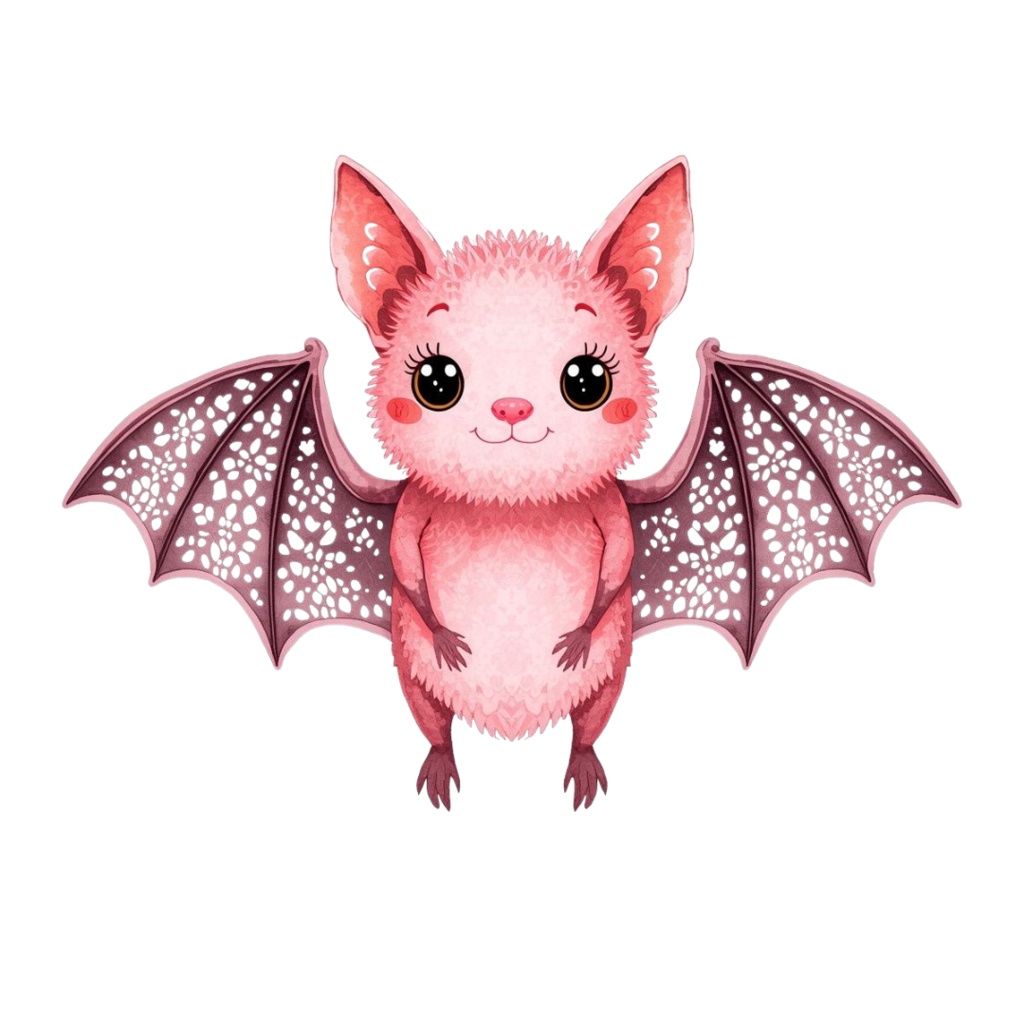 水彩風 ピンク アンティーク可愛い ハロウィン クリップアート セット(PNG背景透過/全20種類)