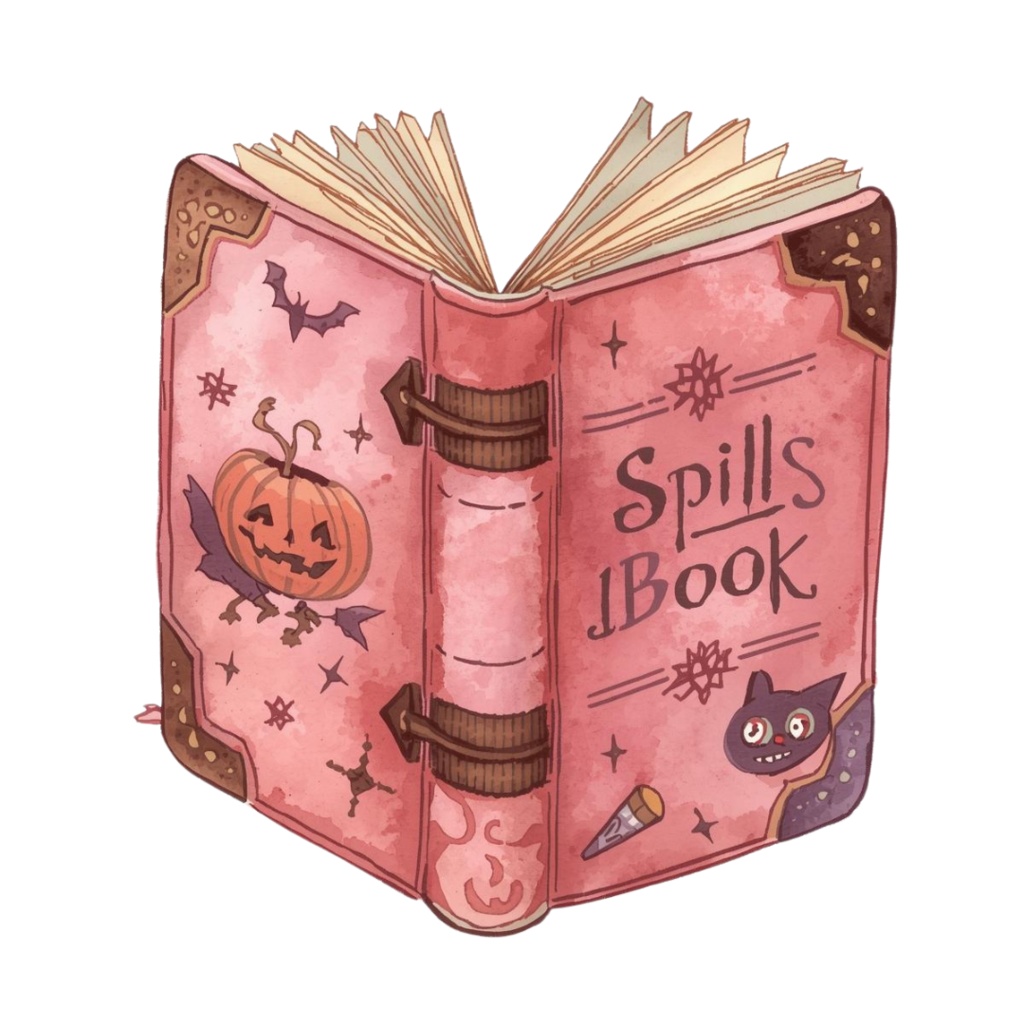 水彩風 ピンク アンティーク可愛い ハロウィン クリップアート セット(PNG背景透過/全20種類)