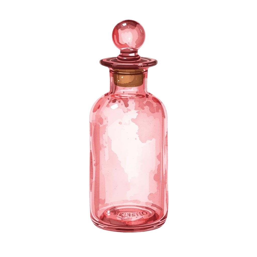 水彩風 ピンク アンティーク可愛い ハロウィン クリップアート セット(PNG背景透過/全20種類)