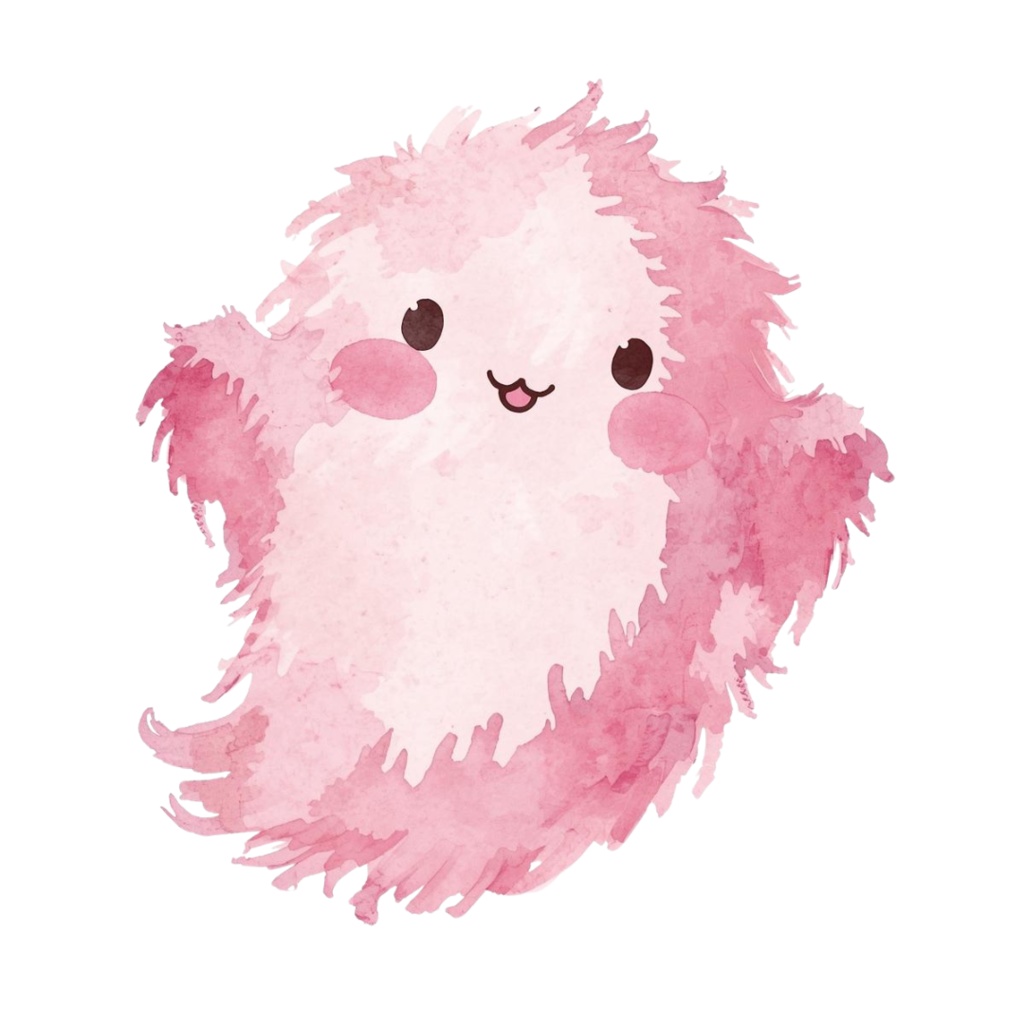 水彩風 ピンク アンティーク可愛い ハロウィン クリップアート セット(PNG背景透過/全20種類)