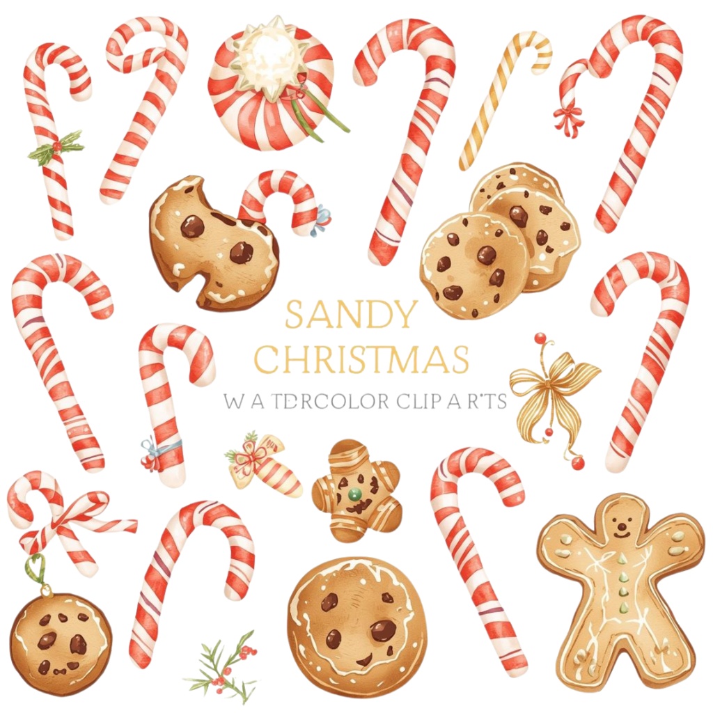 【商用OK】とっておきのクリスマス素材集♪ 手描き水彩の可愛いイラスト20選