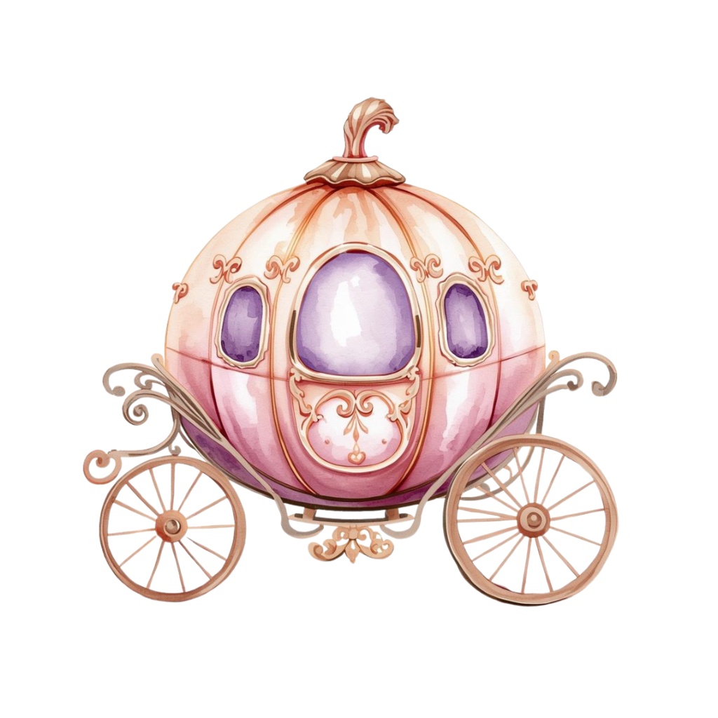 アンティーク可愛い紫のハロウィン水彩イラスト|商用利用OKクリップアート集