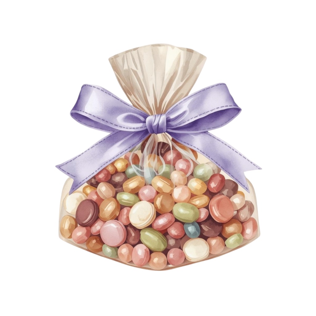 アンティーク可愛い紫のハロウィン水彩イラスト|商用利用OKクリップアート集