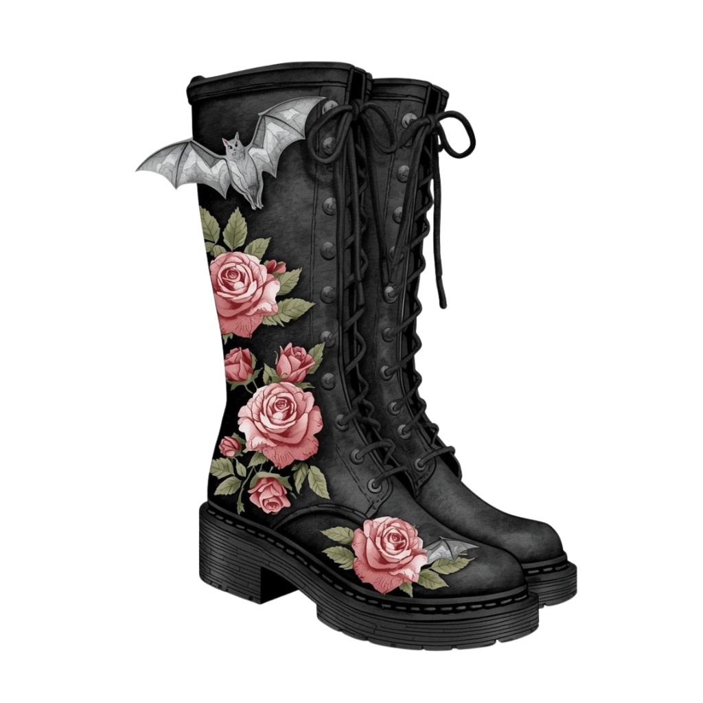 ゴシックスタイルの黒いハロウィンクリップアート20種