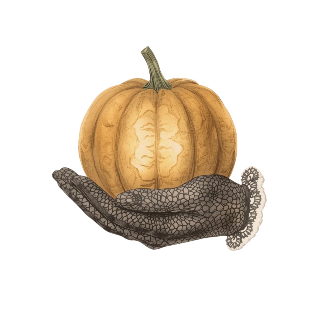 ゴシックスタイルの黒いハロウィンクリップアート20種