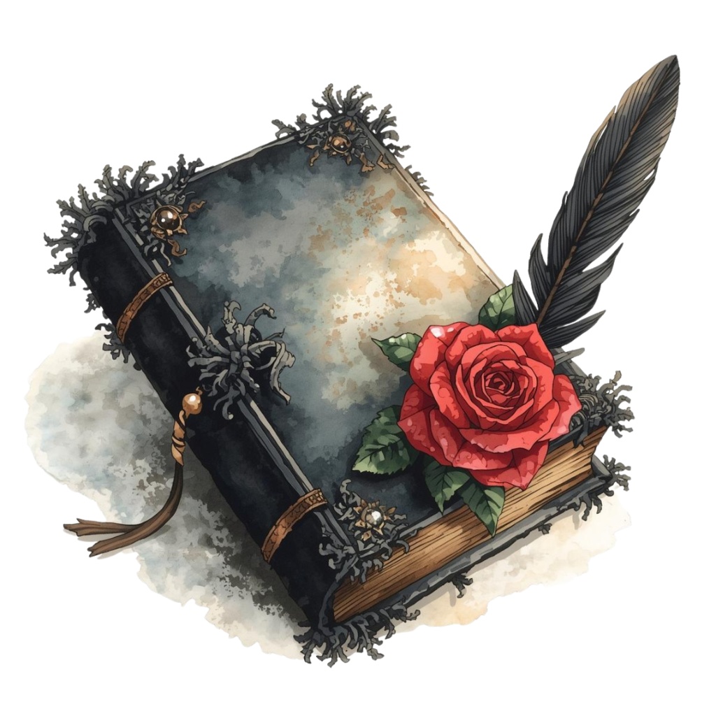 ゴシックスタイルの黒いハロウィンクリップアート20種