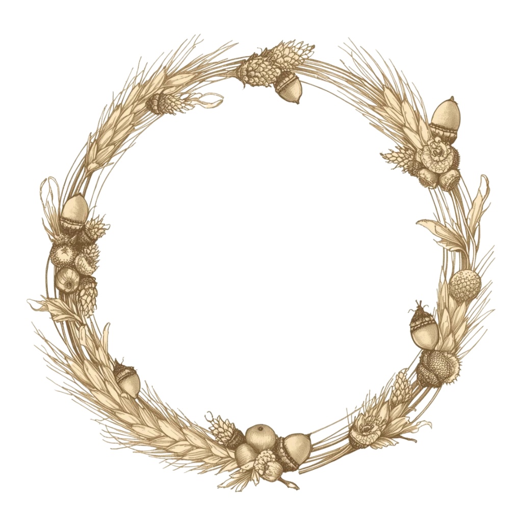 エレガントな草花の飾り枠クリップアート15種類 商用利用可