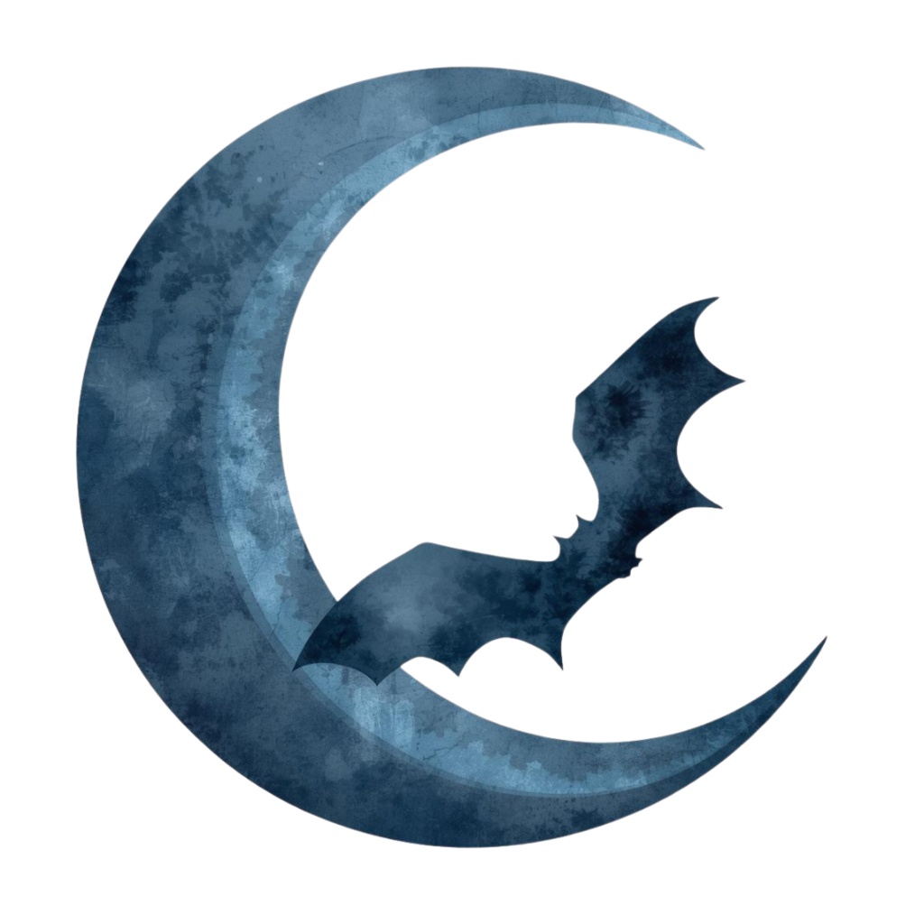 水彩ブルーアンティークハロウィンクリップアートセット(全20種・PNG)