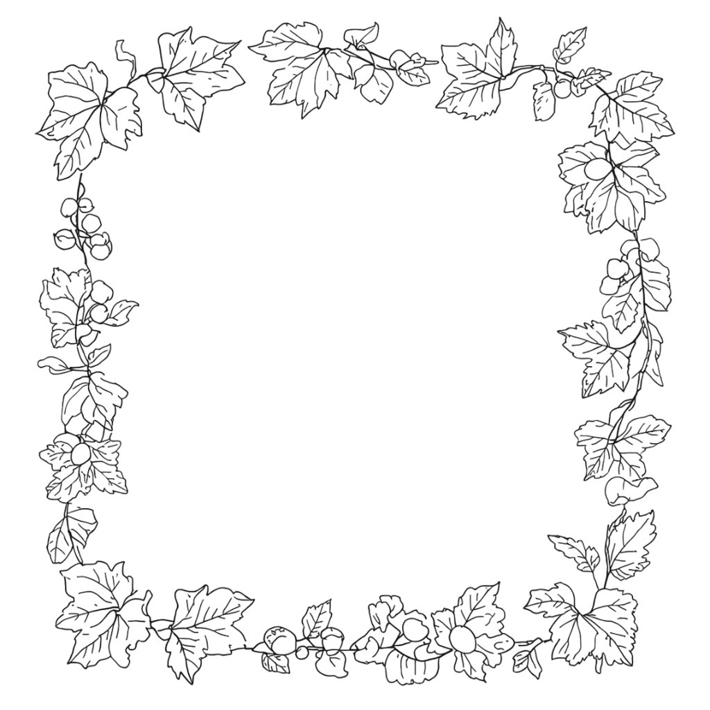 エレガントな草花の飾り枠クリップアート15種類 第2弾 商用利用可