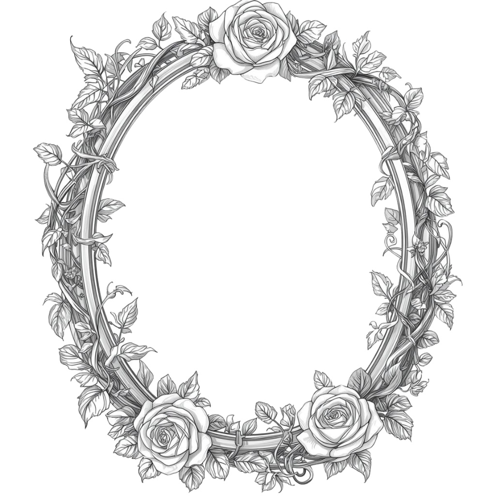 エレガントな草花の飾り枠クリップアート15種類 第2弾 商用利用可