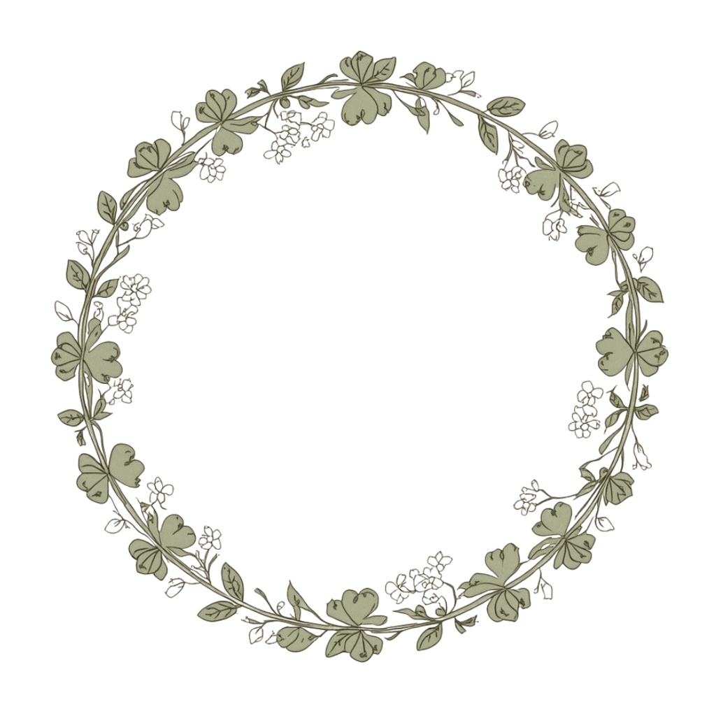 エレガントな草花の飾り枠クリップアート15種類 第2弾 商用利用可