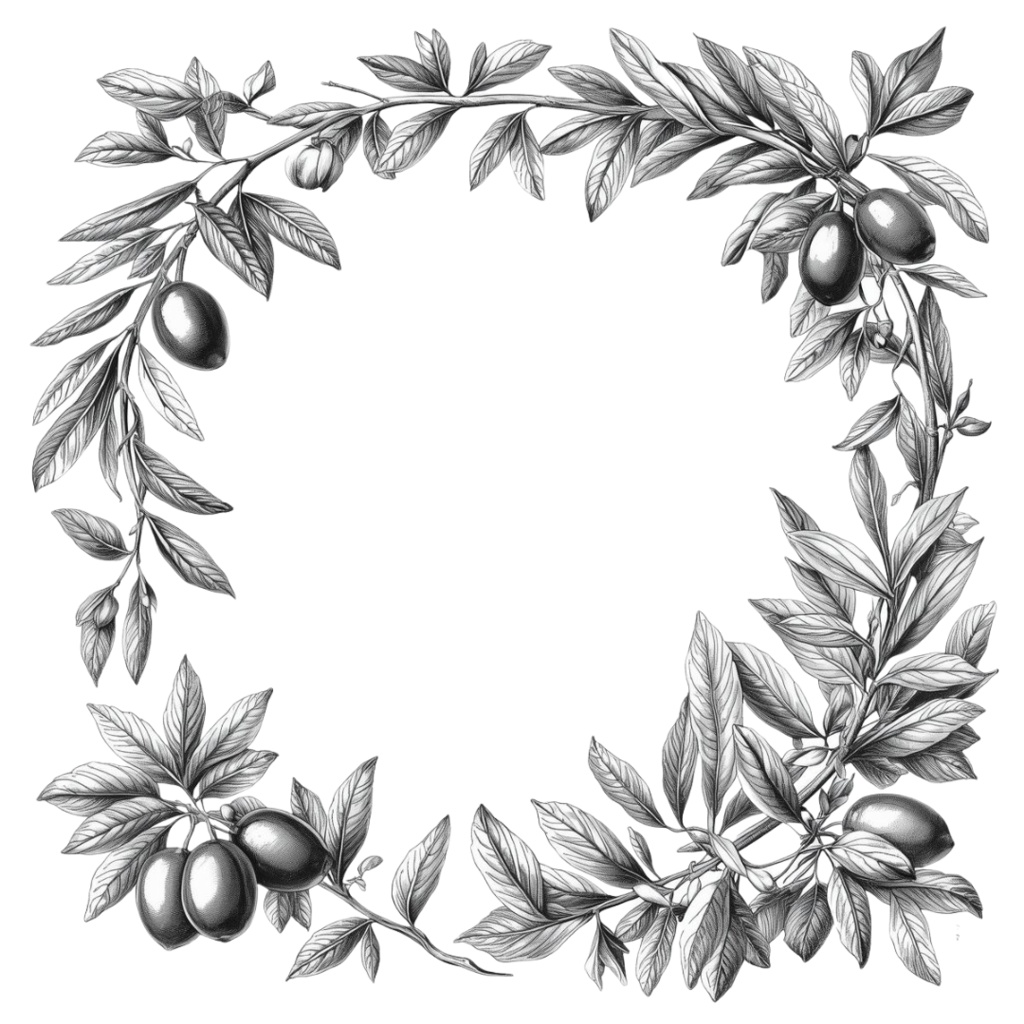 エレガントな草花の飾り枠クリップアート15種類 第2弾 商用利用可