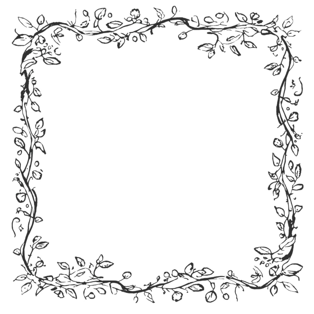 エレガントな草花の飾り枠クリップアート15種類 第2弾 商用利用可
