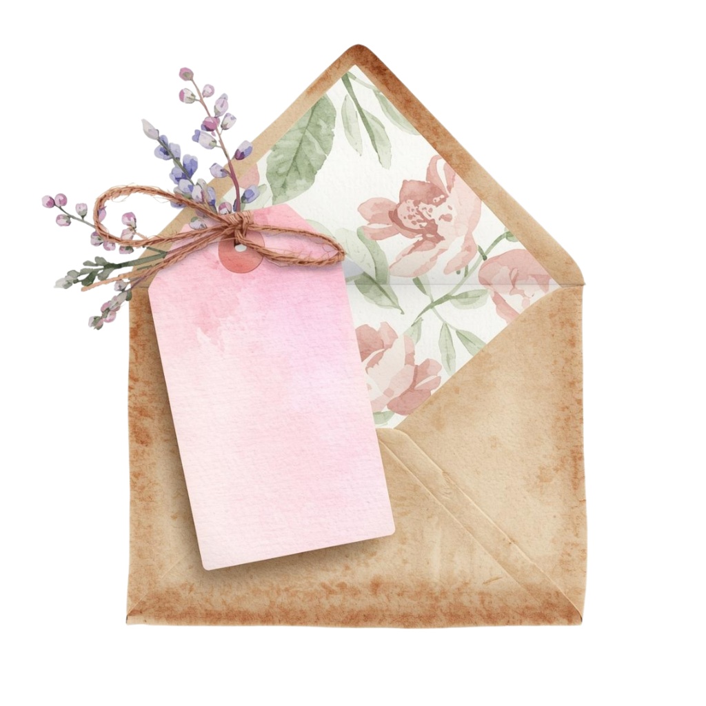 ふんわりピンクのクリスマス素材集 アンティーク×ナチュラル×水彩 Antique Pink Christmas Clipart