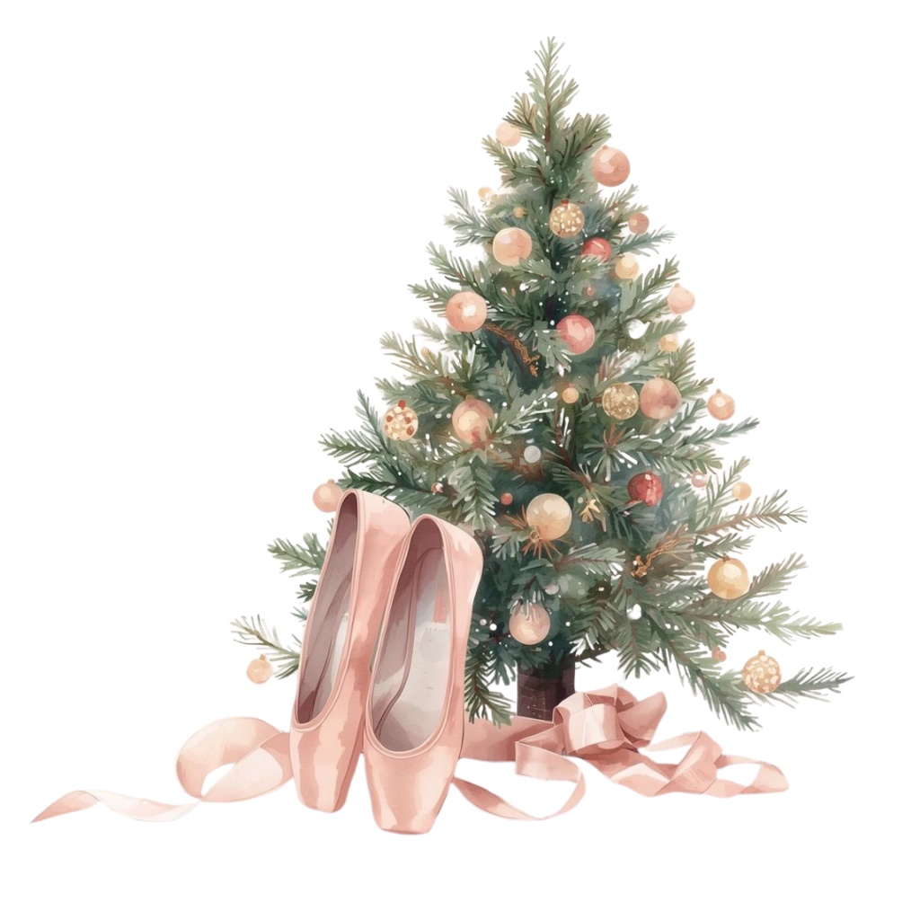 ふんわりピンクのクリスマス素材集 アンティーク×ナチュラル×水彩 Antique Pink Christmas Clipart