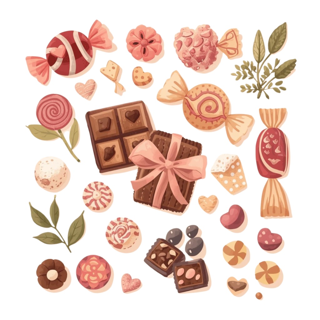 Halloween ClipArt Set|大人可愛いハロウィンクリップアート 40点セット(PNG・背景透過)