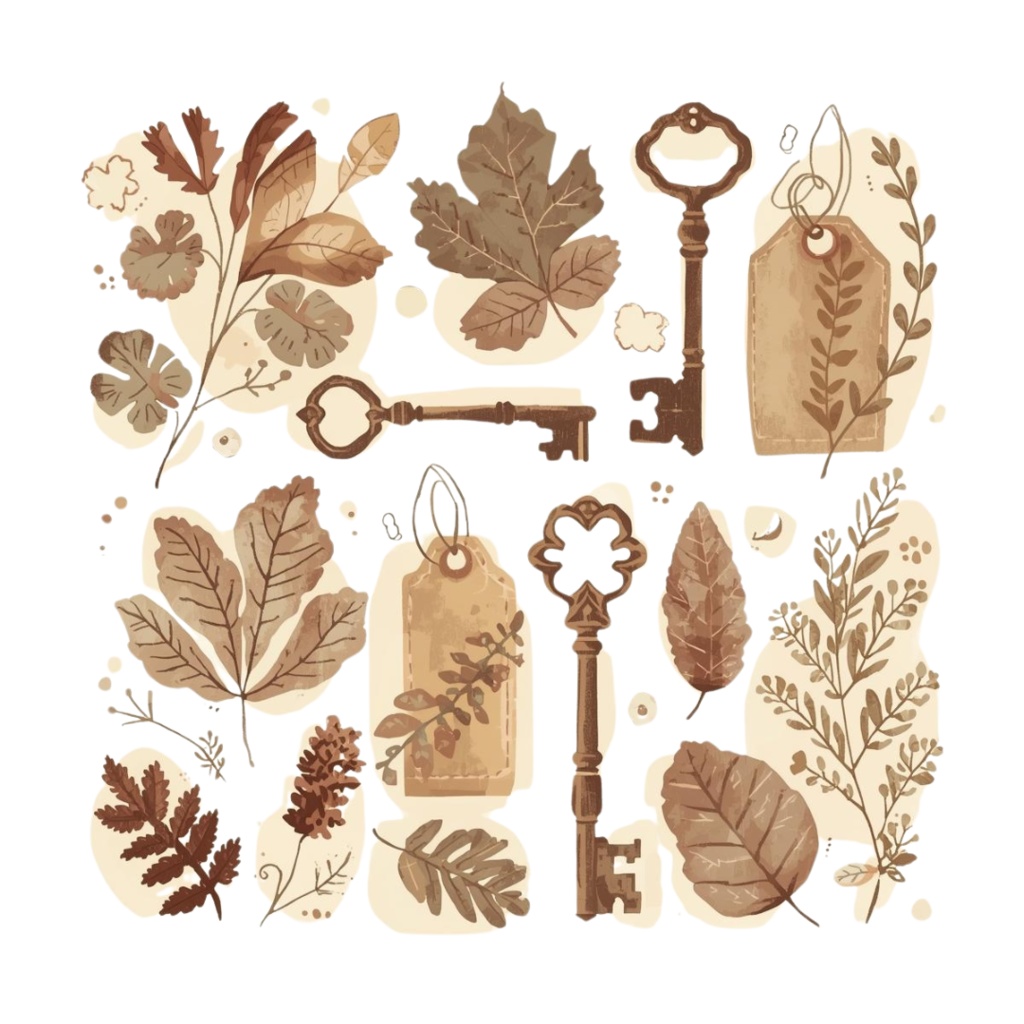 Halloween ClipArt Set|大人可愛いハロウィンクリップアート 40点セット(PNG・背景透過)