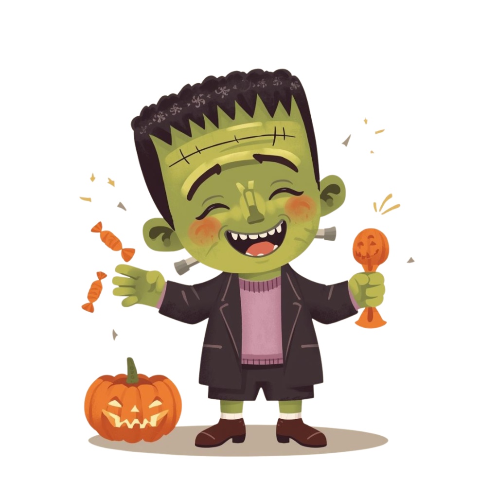 Halloween ClipArt Set|大人可愛いハロウィンクリップアート 40点セット(PNG・背景透過)