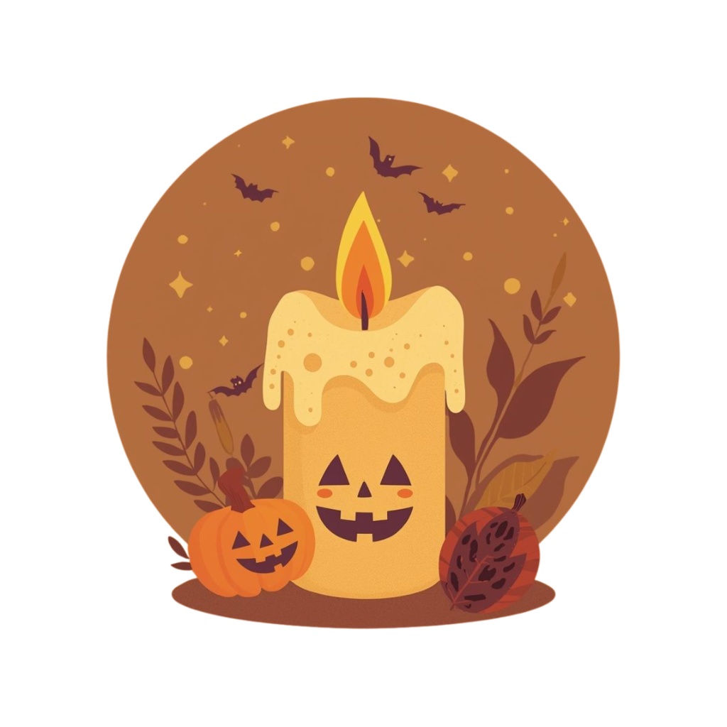 Halloween ClipArt Set|大人可愛いハロウィンクリップアート 40点セット(PNG・背景透過)