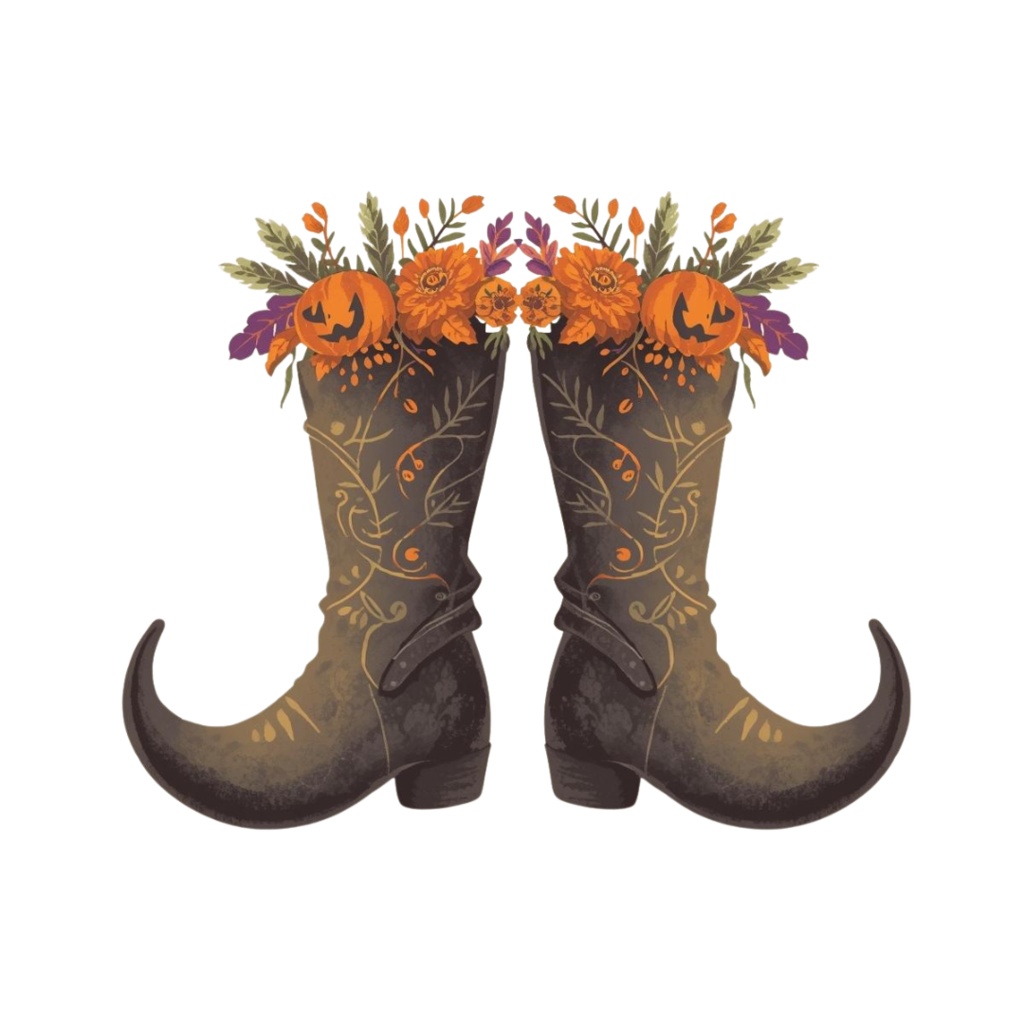 Halloween ClipArt Set|大人可愛いハロウィンクリップアート 40点セット(PNG・背景透過)