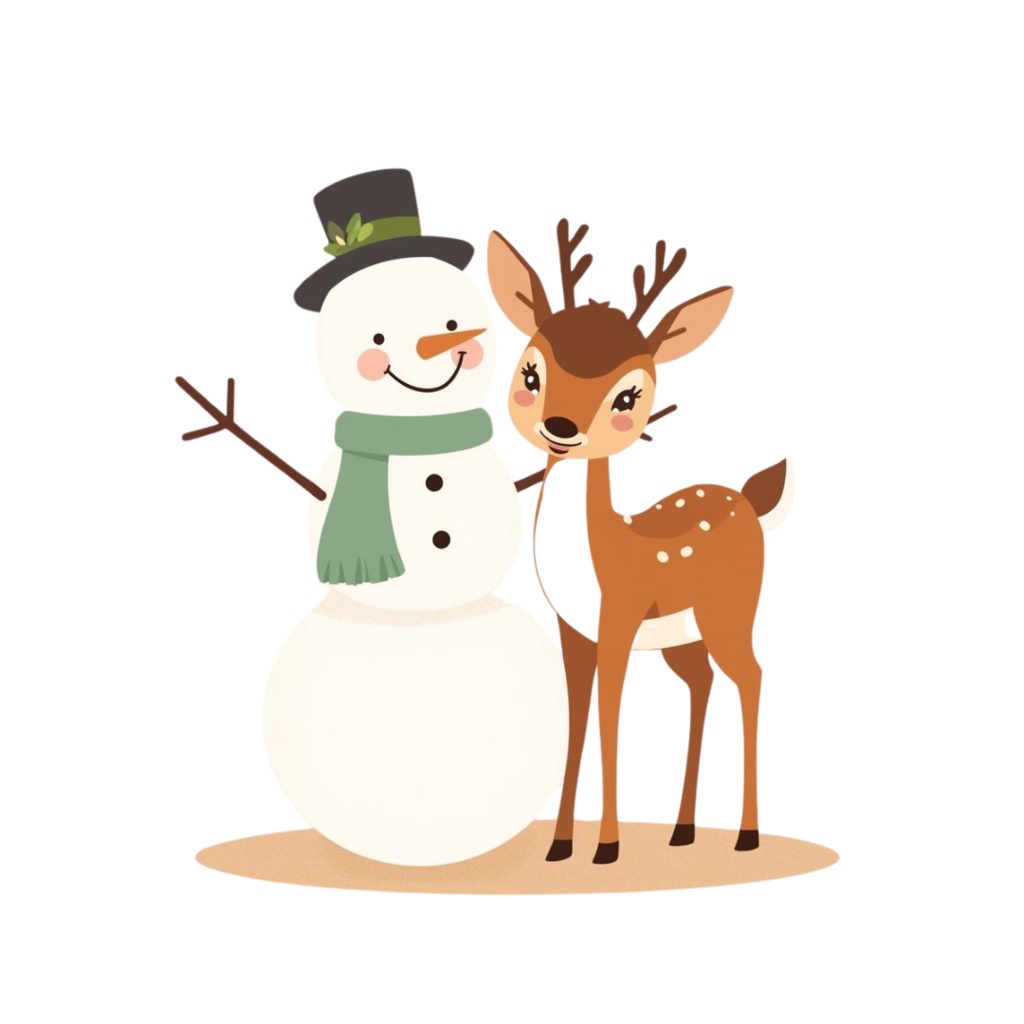 Christmas ClipArt Set|ナチュラルで大人可愛いクリスマスクリップアート20点セット(PNG・背景透過)