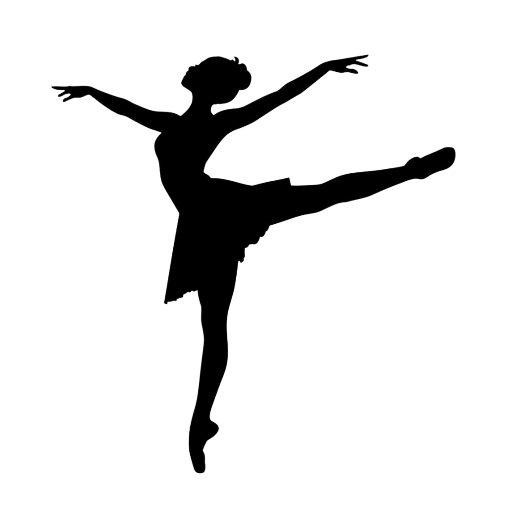 バレエ シルエット 素材集|エレガントなバレリーナ PNG 30枚セット