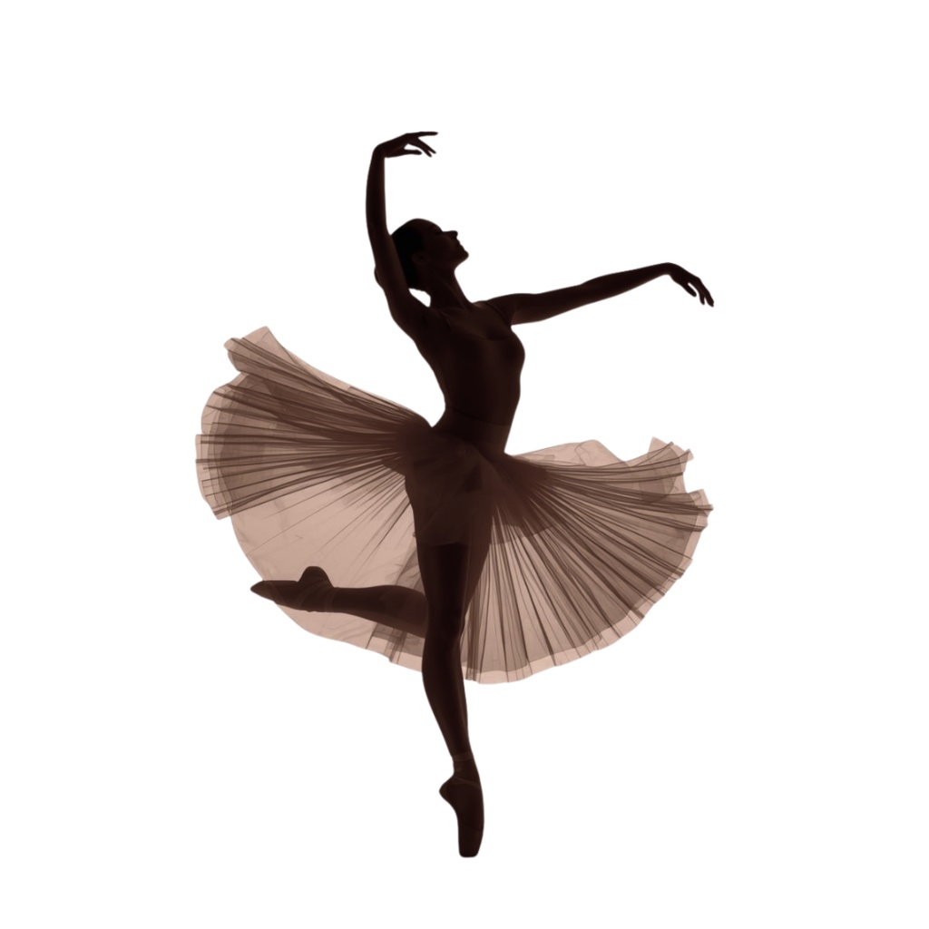 バレエ シルエット 素材集|エレガントなバレリーナ PNG 30枚セット
