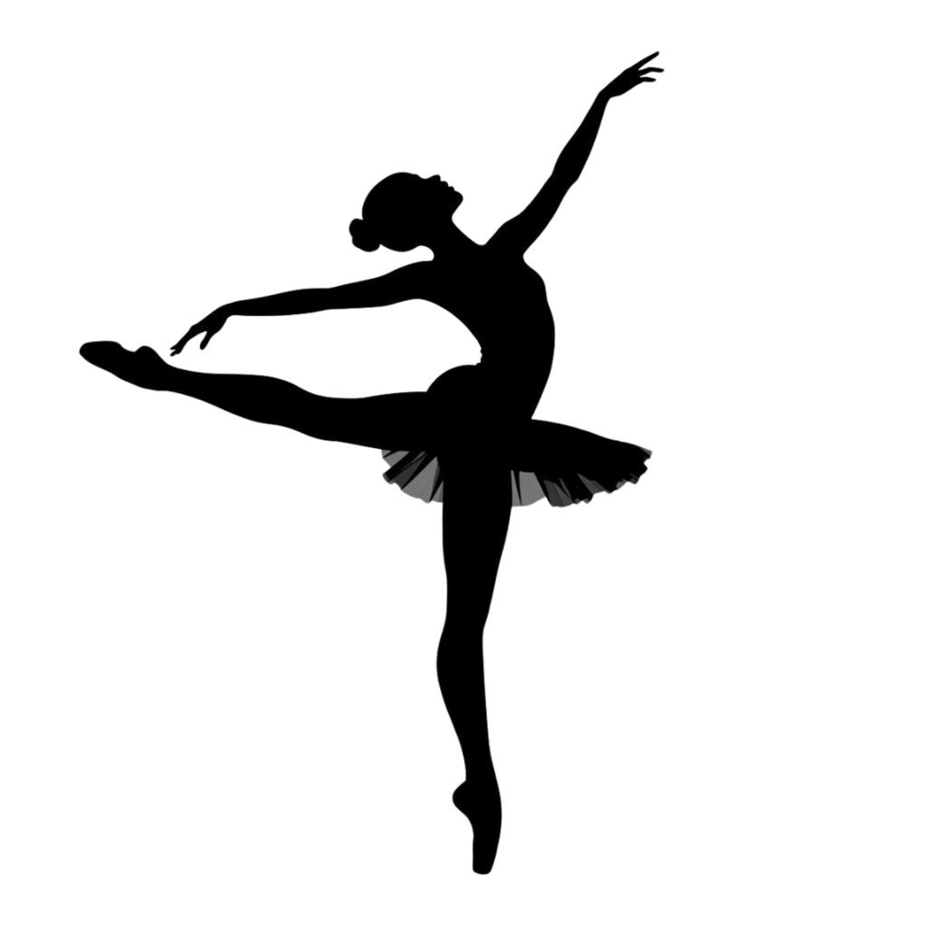 バレエ シルエット 素材集|エレガントなバレリーナ PNG 30枚セット