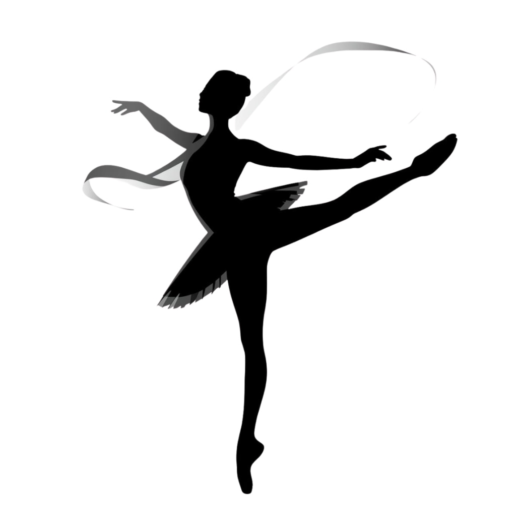 バレエ シルエット 素材集|エレガントなバレリーナ PNG 30枚セット