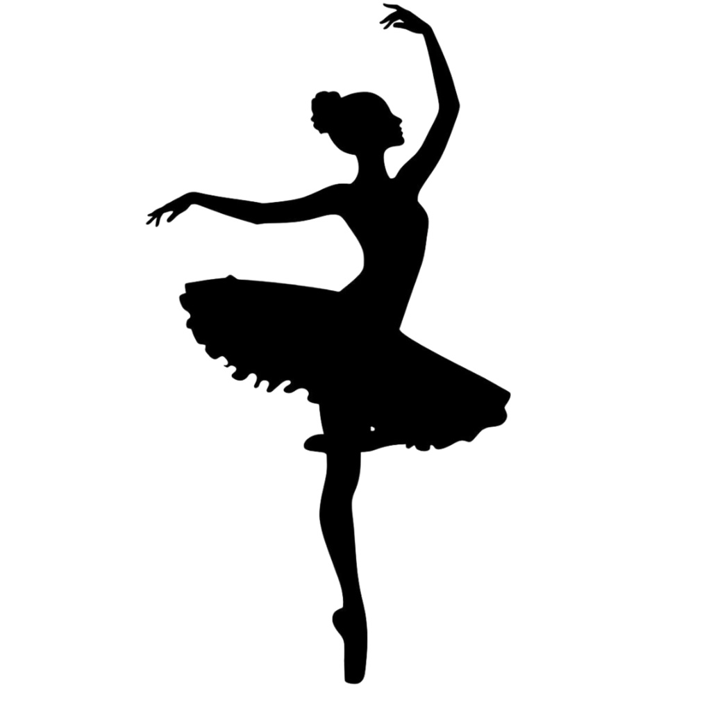 バレエ シルエット 素材集|エレガントなバレリーナ PNG 30枚セット