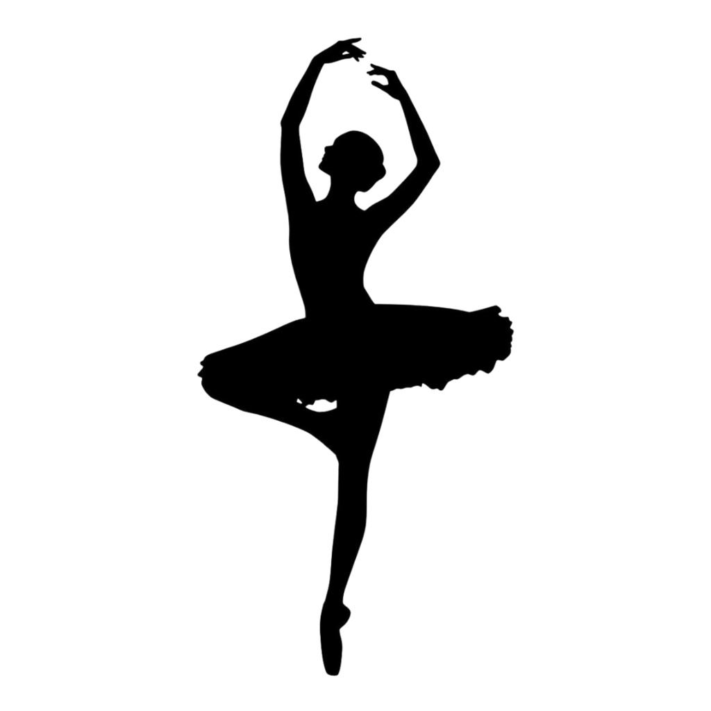 バレエ シルエット 素材集|エレガントなバレリーナ PNG 30枚セット
