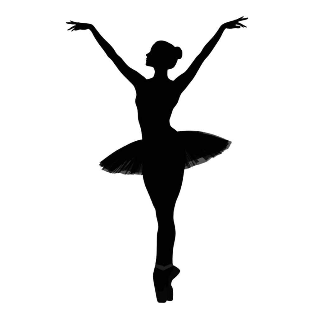 バレエ シルエット 素材集|エレガントなバレリーナ PNG 30枚セット