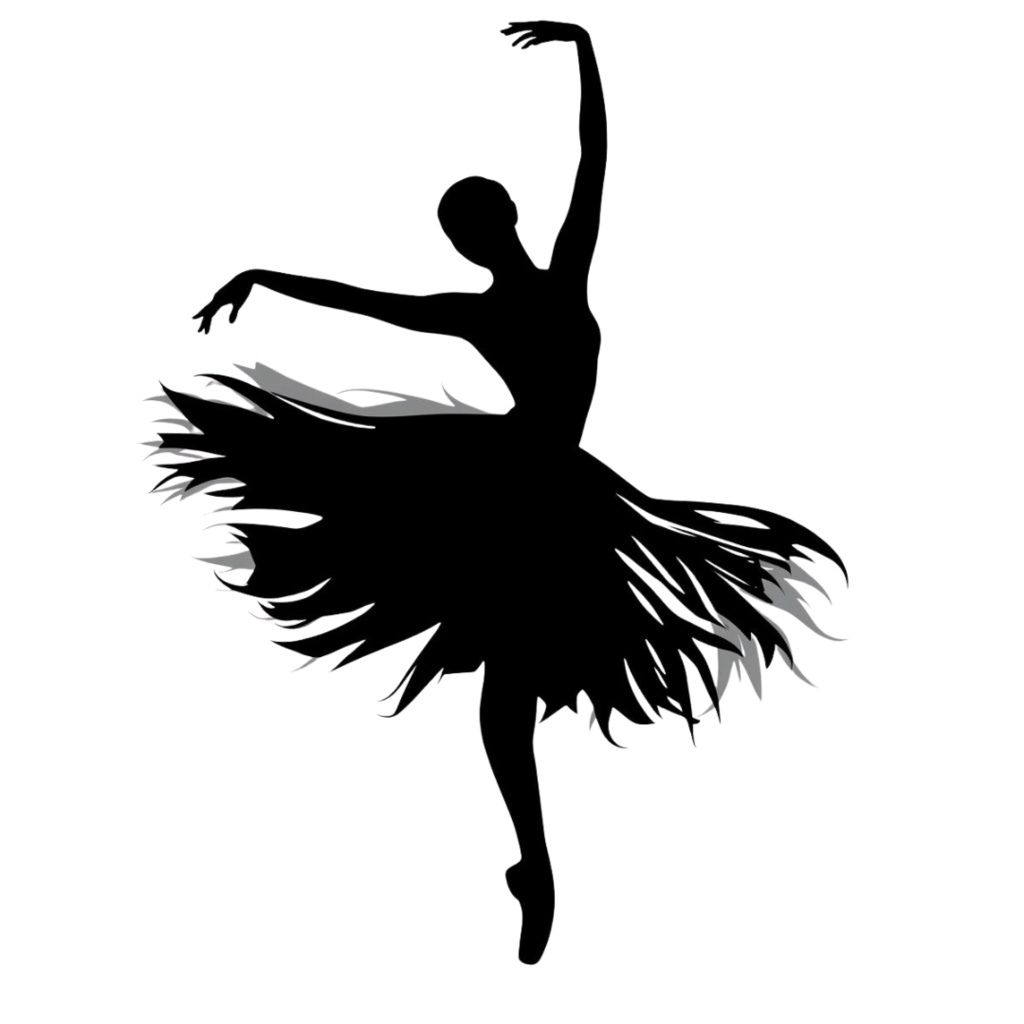 バレエ シルエット 素材集|エレガントなバレリーナ PNG 30枚セット