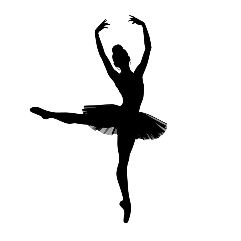 バレエ シルエット 素材集|エレガントなバレリーナ PNG 30枚セット