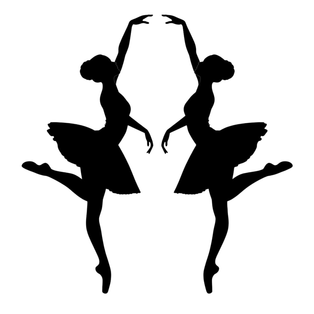 バレエ シルエット 素材集|エレガントなバレリーナ PNG 30枚セット