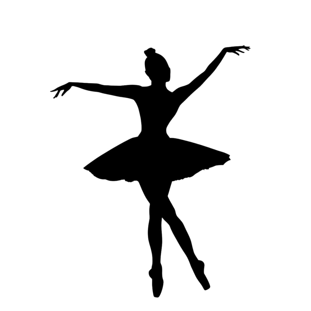 バレエ シルエット 素材集|エレガントなバレリーナ PNG 30枚セット