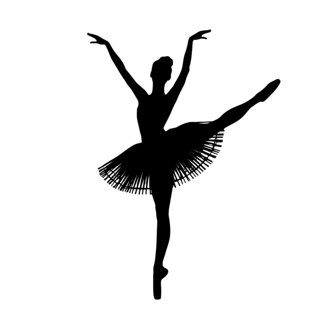 バレエ シルエット 素材集|エレガントなバレリーナ PNG 30枚セット