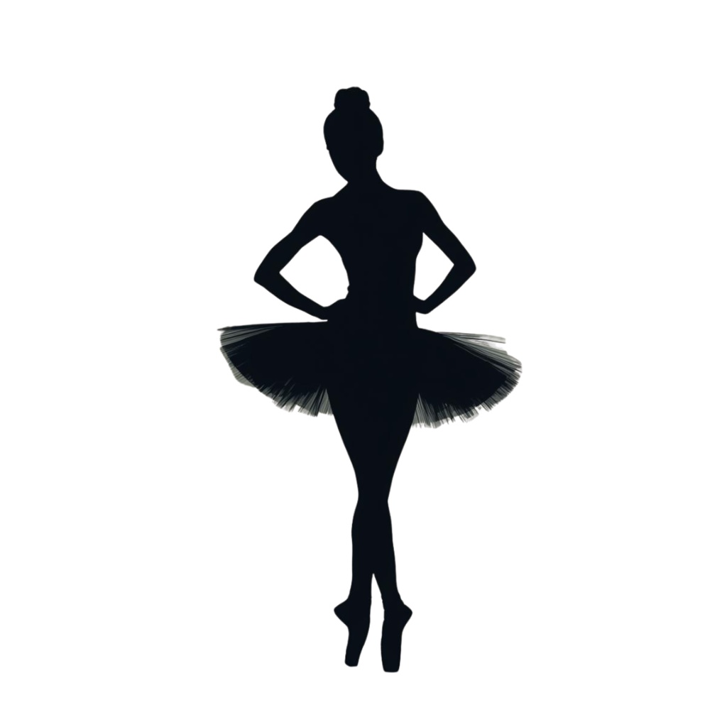 バレエ シルエット 素材集|エレガントなバレリーナ PNG 30枚セット