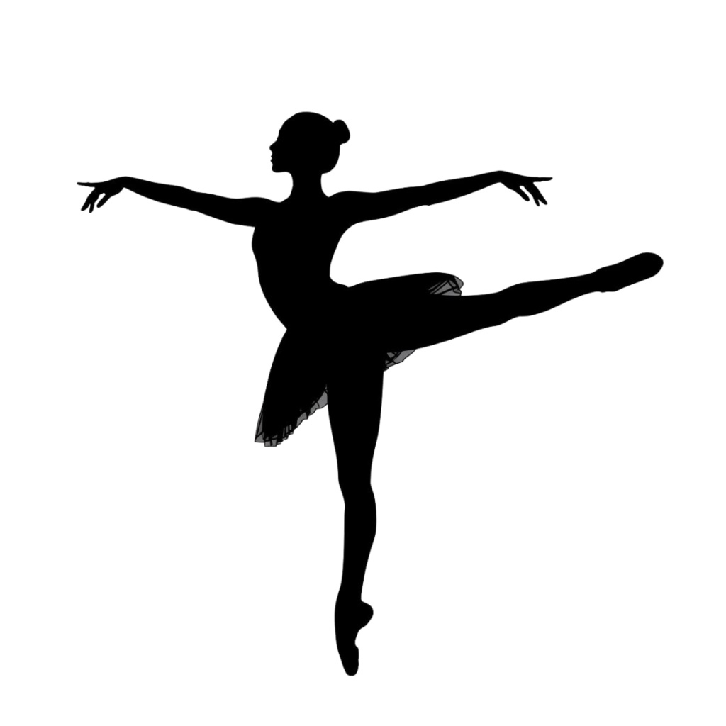 バレエ シルエット 素材集|エレガントなバレリーナ PNG 30枚セット