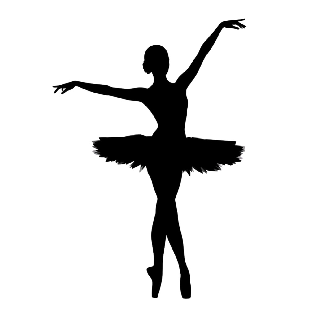 バレエ シルエット 素材集|エレガントなバレリーナ PNG 30枚セット
