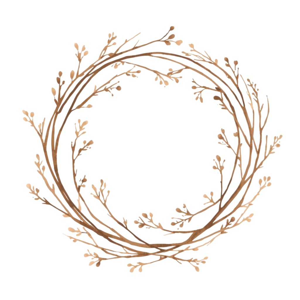 Natural Leaf & Acorn Clipart Set(ナチュラルリーフ&どんぐり素材集)20PNG