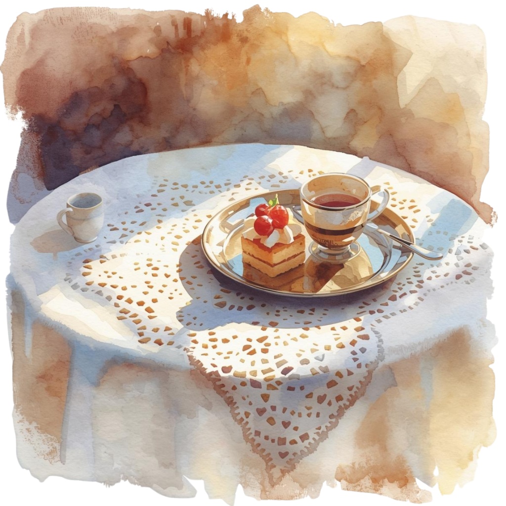 Antique Café ClipArt – 20 Vintage Coffee & Tea Illustrations (PNG Download) (アンティークカフェ クリップアート 20点セット)