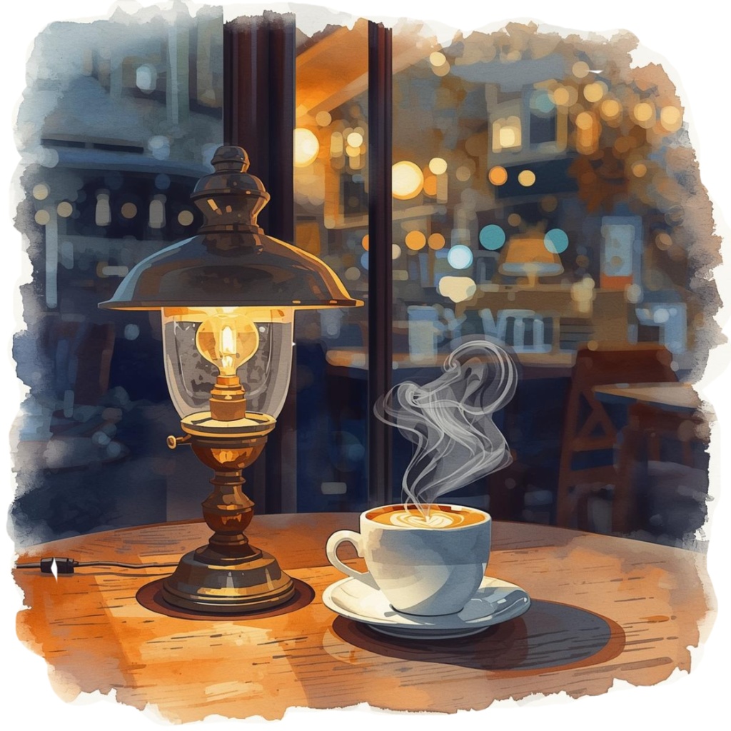Antique Café ClipArt – 20 Vintage Coffee & Tea Illustrations (PNG Download) (アンティークカフェ クリップアート 20点セット)